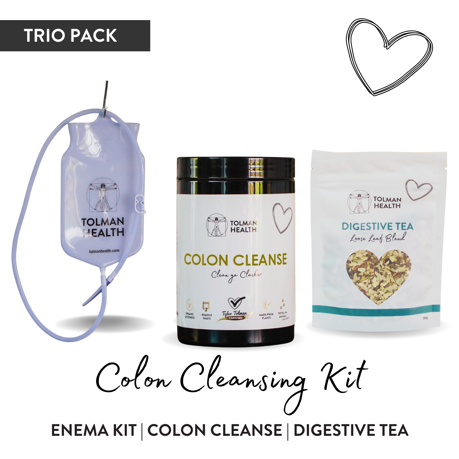 Tolman Health Colon Cleansing Kit Clear