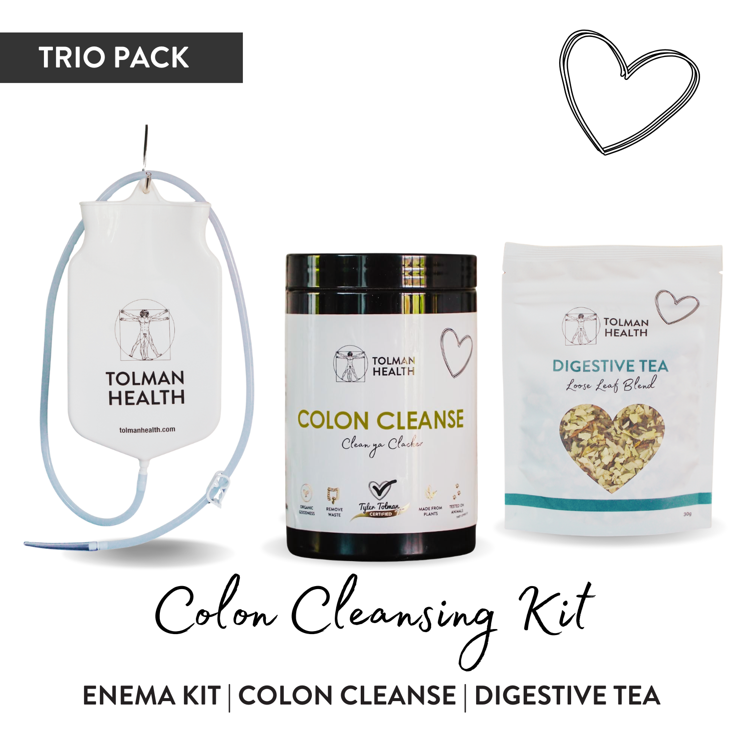 Tolman Health Colon Cleansing Kit White