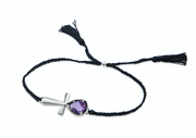 Ankh Bracelet Crystal - Amethyst